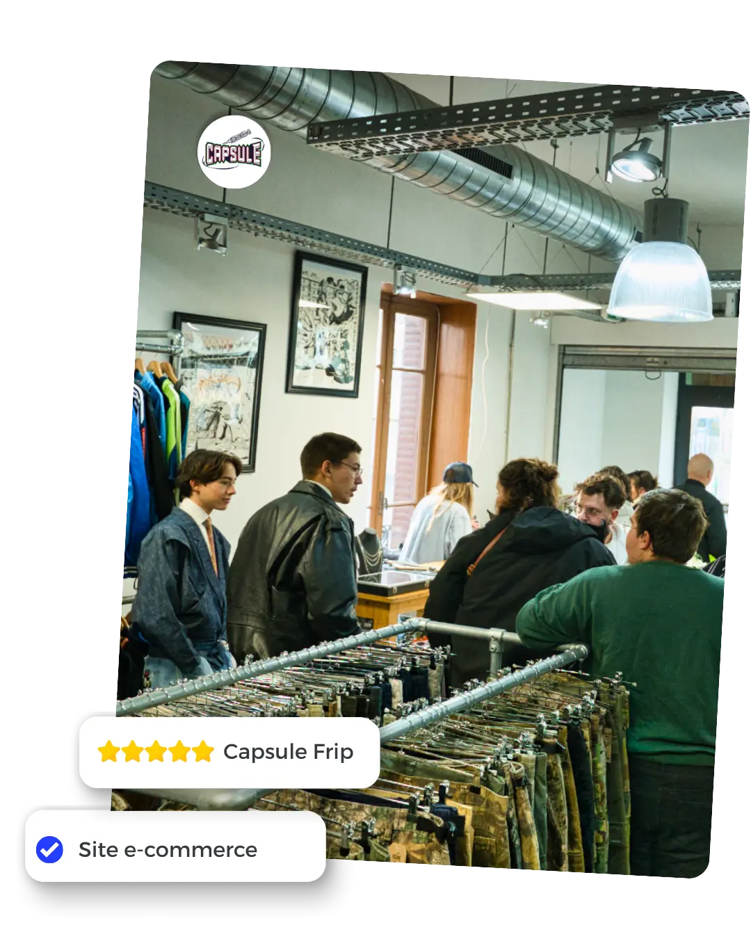 création site internet capsule frip